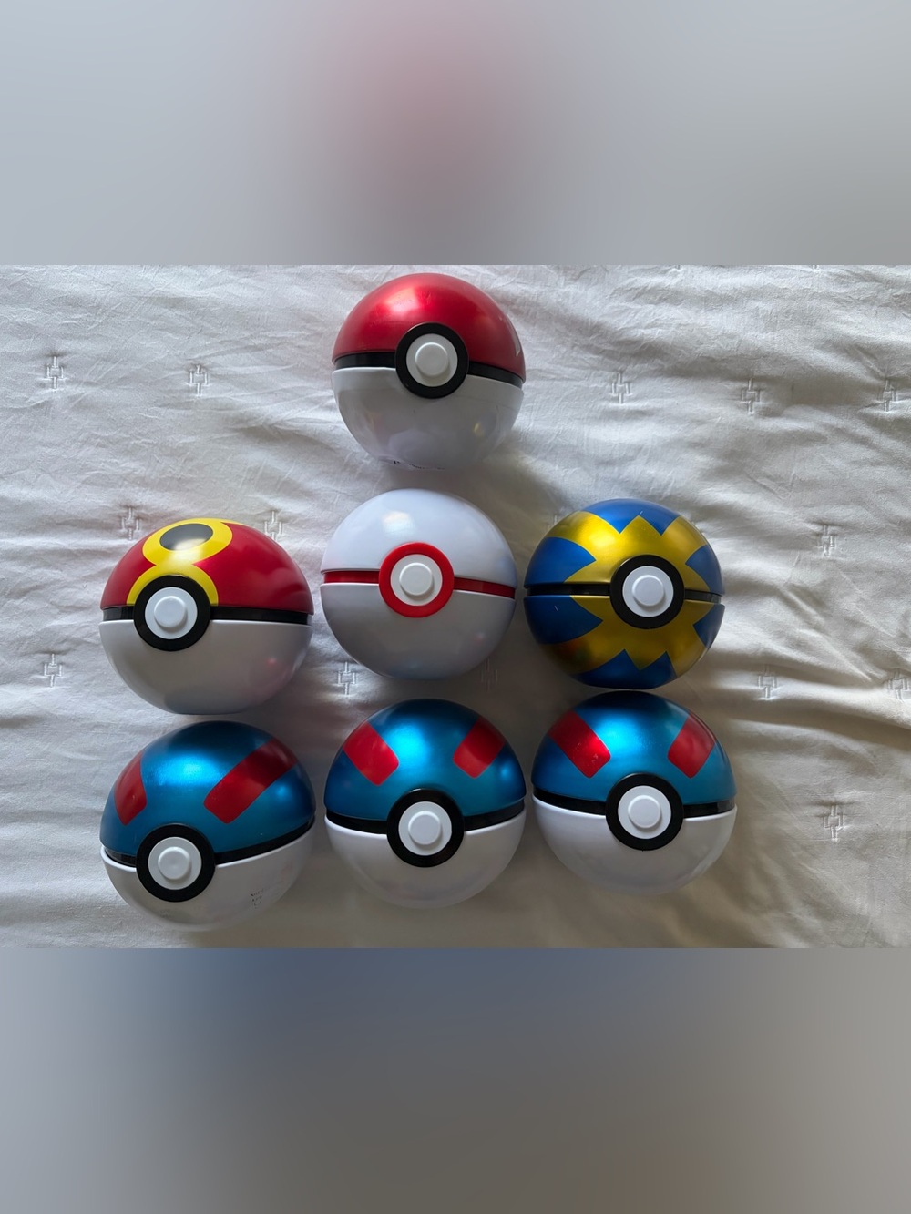 Lot of Pokémon Metal Storage Balls